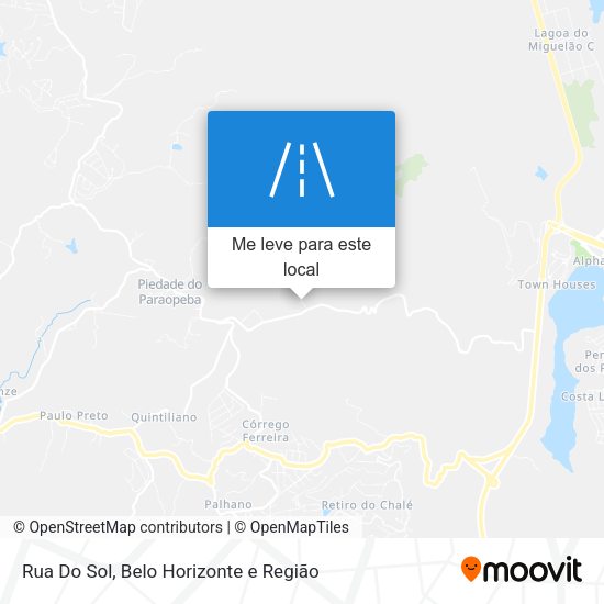 Rua Do Sol mapa