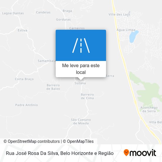 Rua José Rosa Da Silva mapa