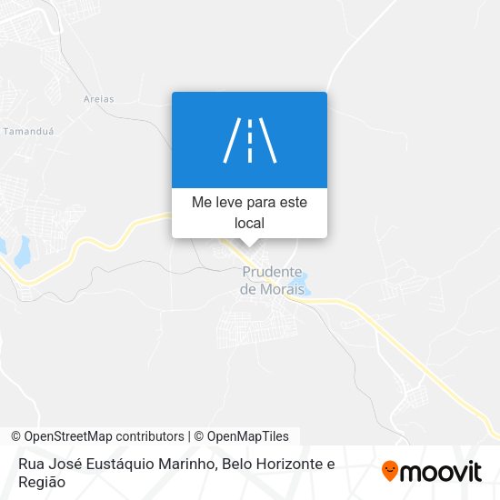 Rua José Eustáquio Marinho mapa