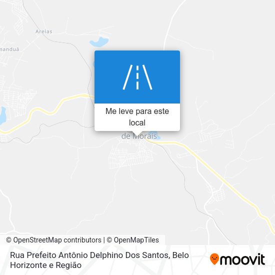 Rua Prefeito Antônio Delphino Dos Santos mapa