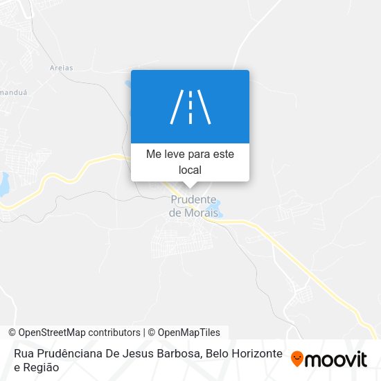 Rua Prudênciana De Jesus Barbosa mapa