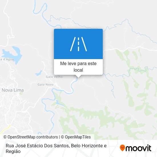 Rua José Estácio Dos Santos mapa