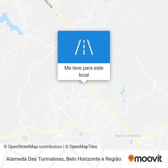 Alameda Das Turmalinas mapa