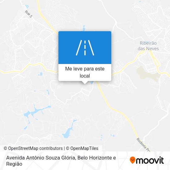 Avenida Antônio Souza Glória mapa