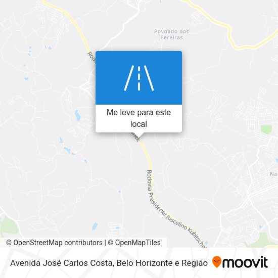 Avenida José Carlos Costa mapa