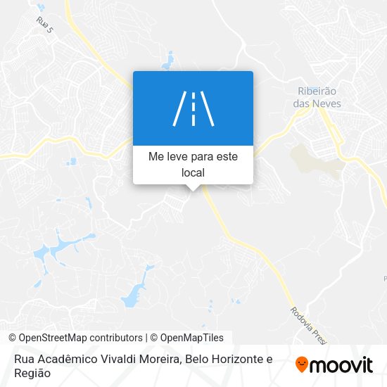 Rua Acadêmico Vivaldi Moreira mapa