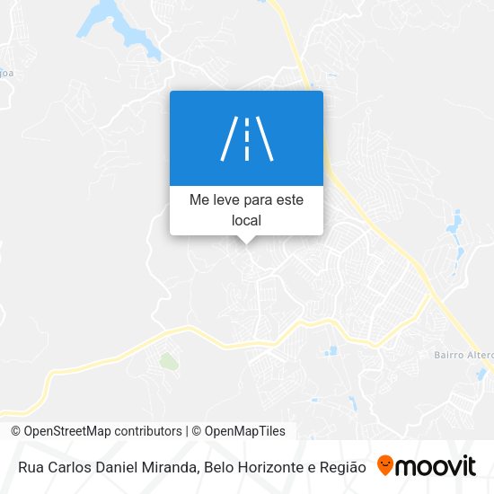 Rua Carlos Daniel Miranda mapa