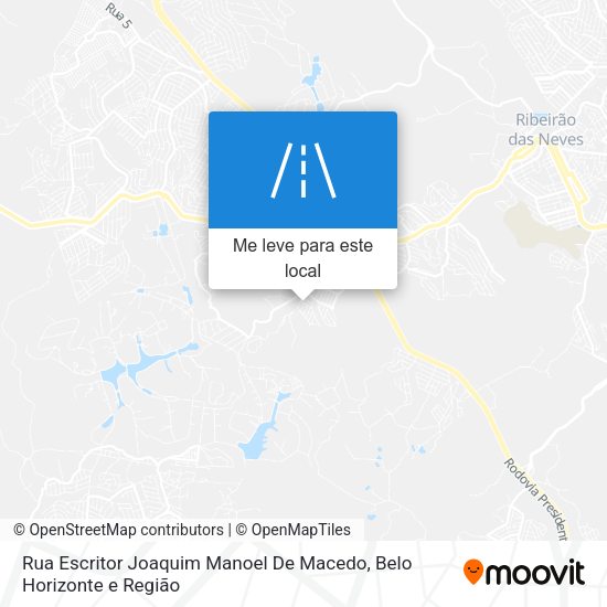Rua Escritor Joaquim Manoel De Macedo mapa