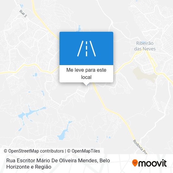 Rua Escritor Mário De Oliveira Mendes mapa