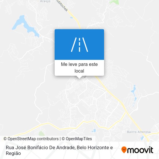 Rua José Bonifácio De Andrade mapa