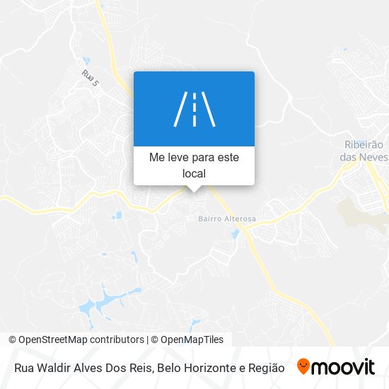 Rua Waldir Alves Dos Reis mapa