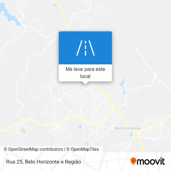 Rua 25 mapa