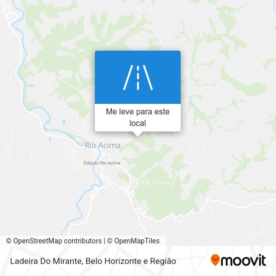 Ladeira Do Mirante mapa