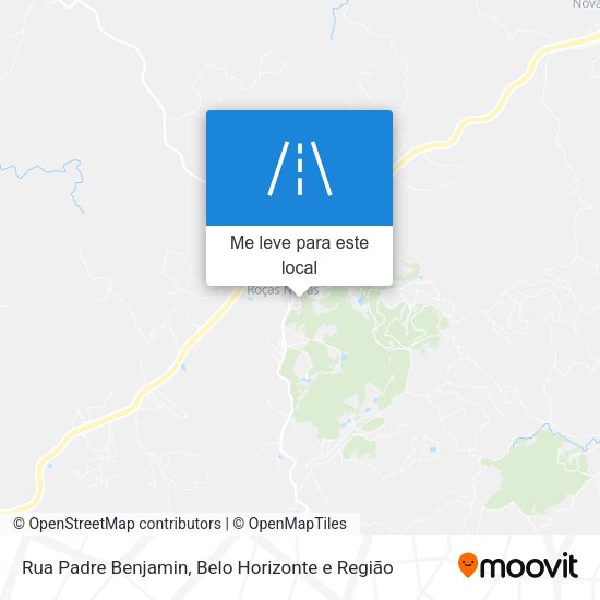 Rua Padre Benjamin mapa