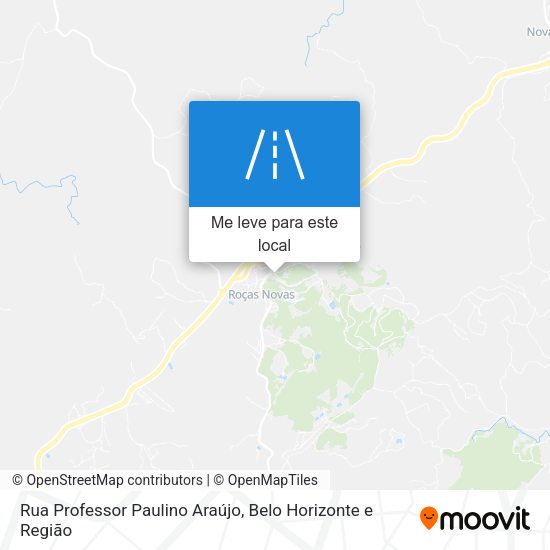 Rua Professor Paulino Araújo mapa