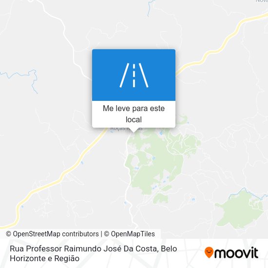 Rua Professor Raimundo José Da Costa mapa