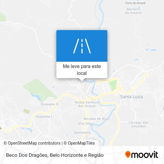 Beco Dos Dragões mapa
