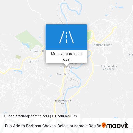 Rua Adolfo Barbosa Chaves mapa