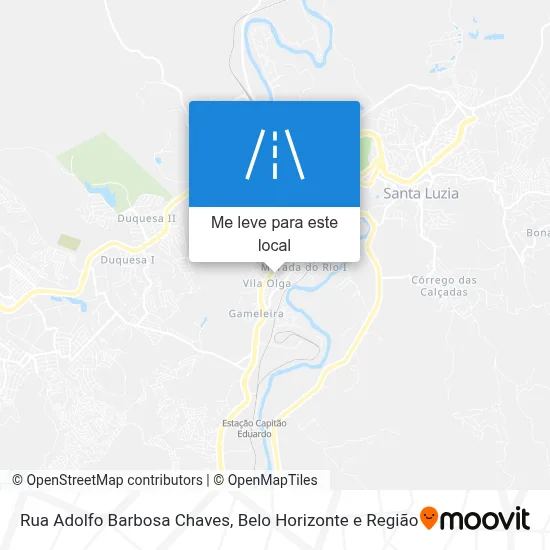 Rua Adolfo Barbosa Chaves mapa