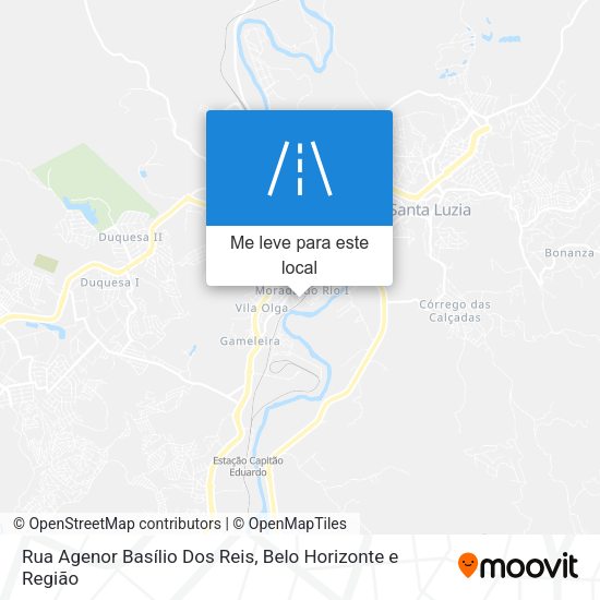 Rua Agenor Basílio Dos Reis mapa