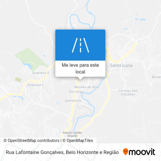 Rua Lafontaine Gonçalves mapa