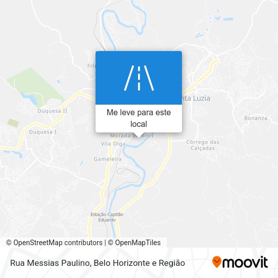Rua Messias Paulino mapa