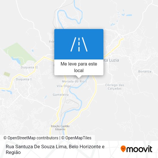 Rua Santuza De Souza Lima mapa
