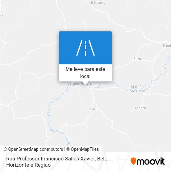 Rua Professor Francisco Salles Xavier mapa