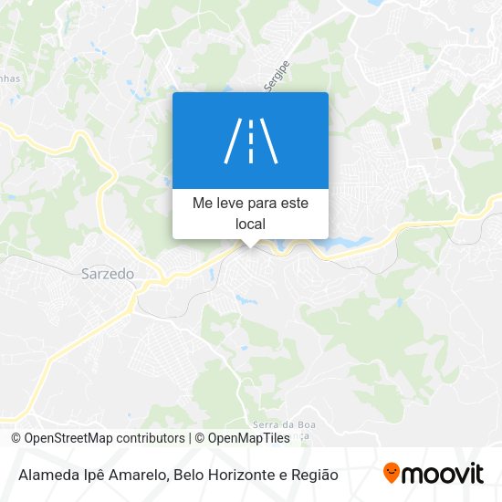 Alameda Ipê Amarelo mapa