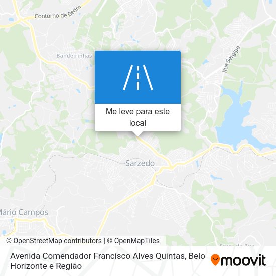 Avenida Comendador Francisco Alves Quintas mapa