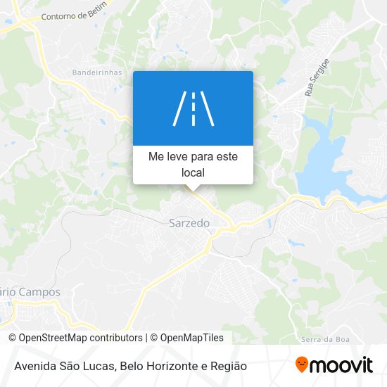 Avenida São Lucas mapa