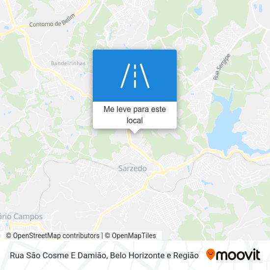 Rua São Cosme E Damião mapa