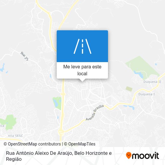 Rua Antônio Aleixo De Araújo mapa