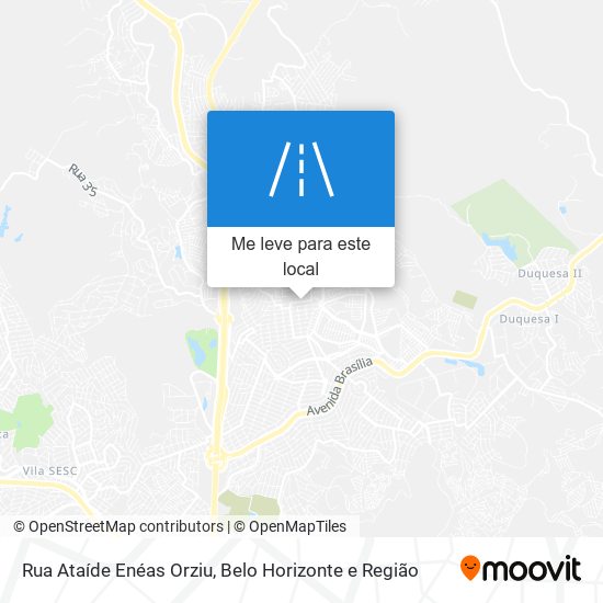 Rua Ataíde Enéas Orziu mapa