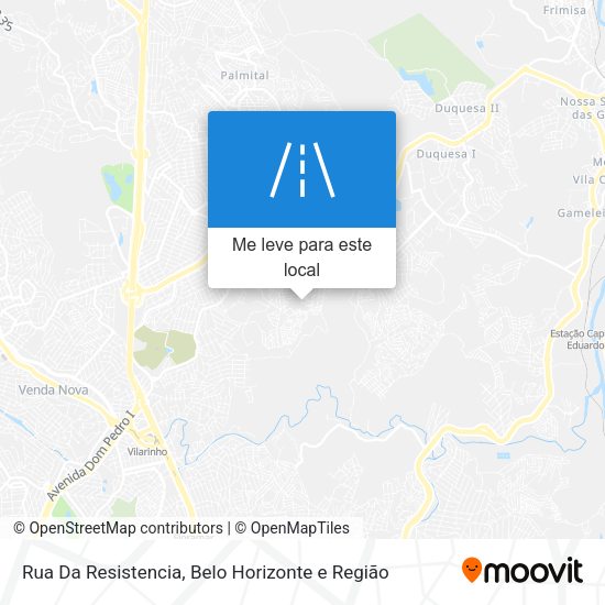 Rua Da Resistencia mapa
