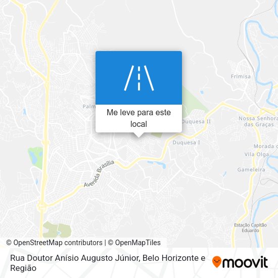 Rua Doutor Anísio Augusto Júnior mapa