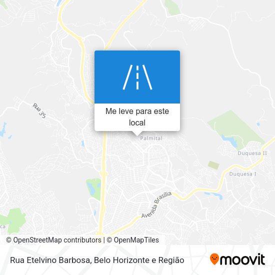 Rua Etelvino Barbosa mapa