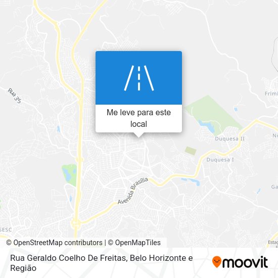 Rua Geraldo Coelho De Freitas mapa