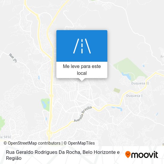 Rua Geraldo Rodrigues Da Rocha mapa