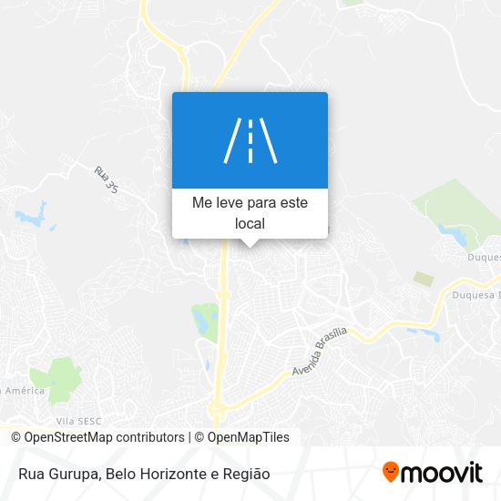 Rua Gurupa mapa
