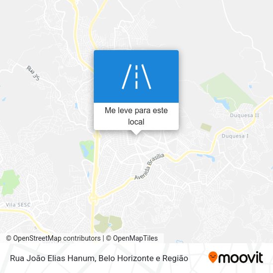 Rua João Elias Hanum mapa