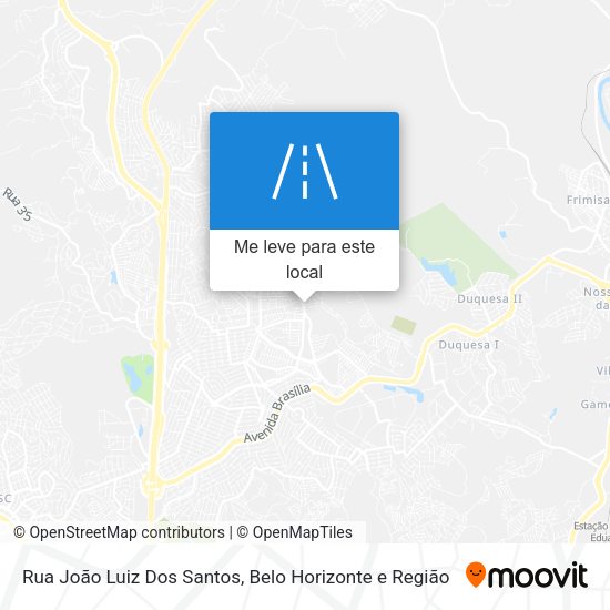 Rua João Luiz Dos Santos mapa