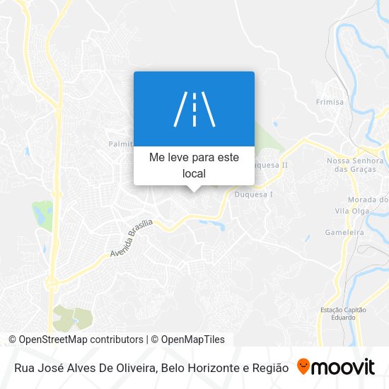 Rua José Alves De Oliveira mapa