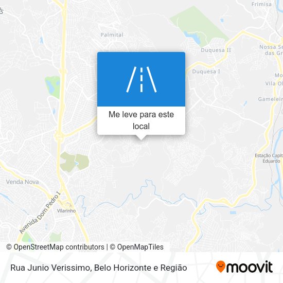 Rua Junio Verissimo mapa