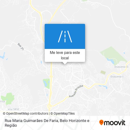 Rua Maria Guimarães De Faria mapa