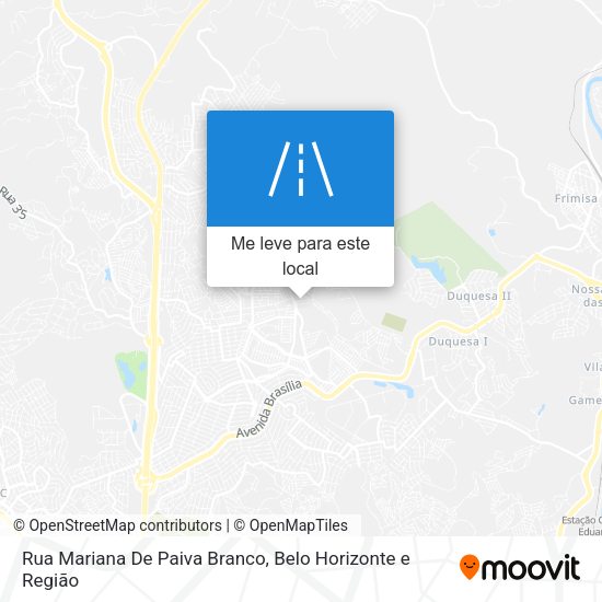 Rua Mariana De Paiva Branco mapa