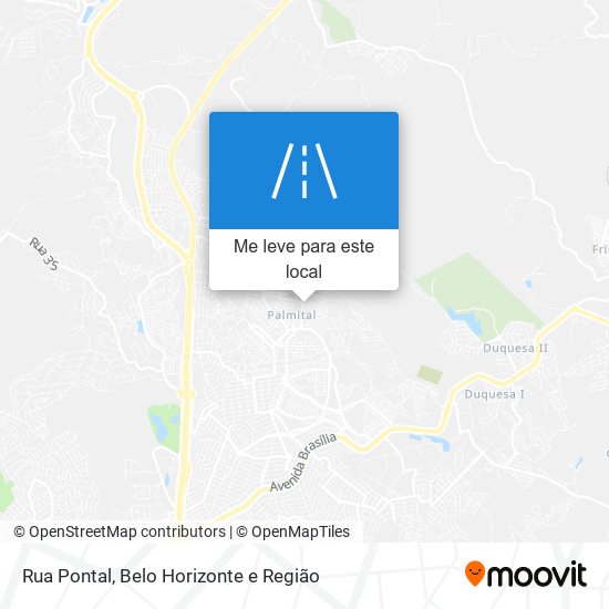 Rua Pontal mapa