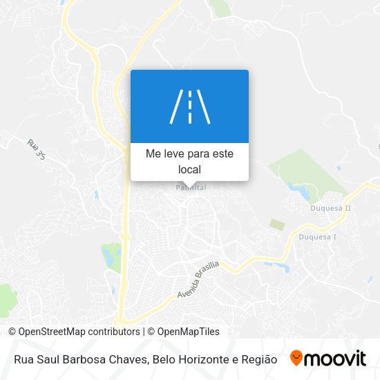 Rua Saul Barbosa Chaves mapa