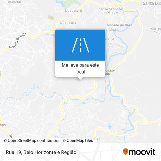 Rua 19 mapa