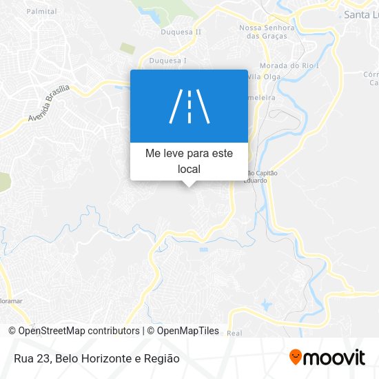 Rua 23 mapa
